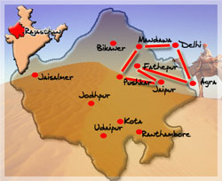 rajasthan-itineraire-map